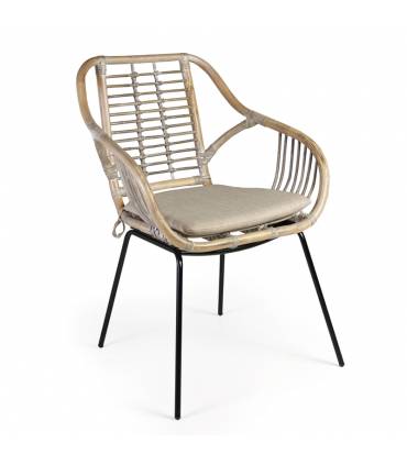 Silla de ratán