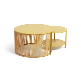 Habitat Ipanema 2 Coffee Tables - Yellow