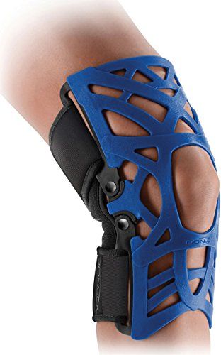 DonJoy Reaction Web Knee Support Brace with Compression Undersleeve: Blue, X-Large/2X-Large