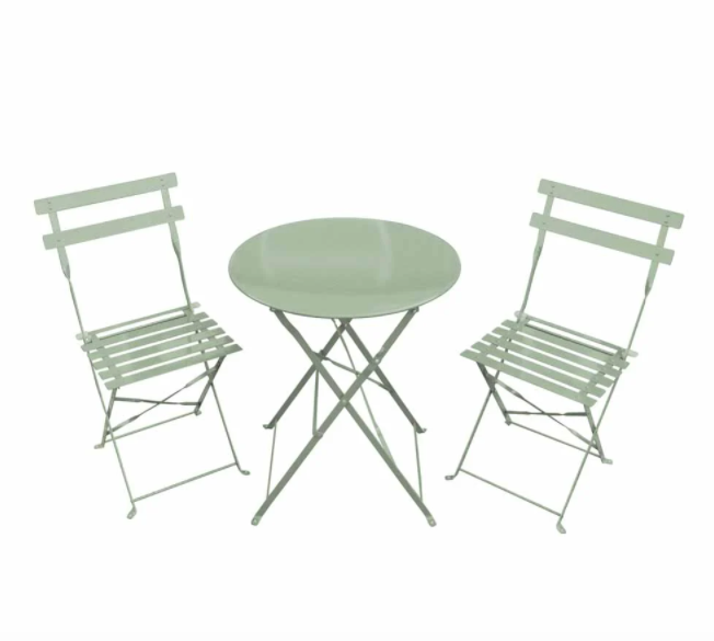 Folding Metal Bistro Set