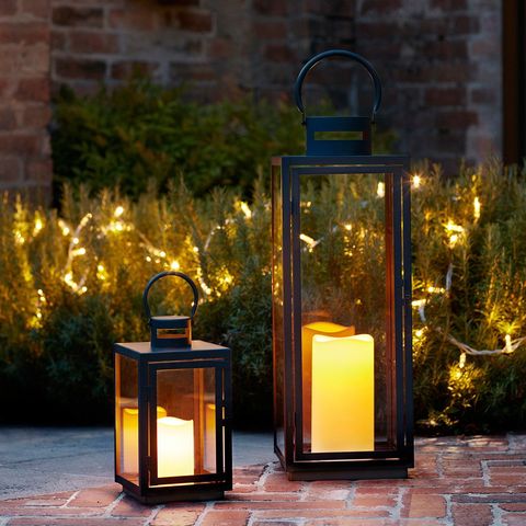 Outdoor Lanterns Candle Solar, Large Outdoor Candle Lanterns For Patio