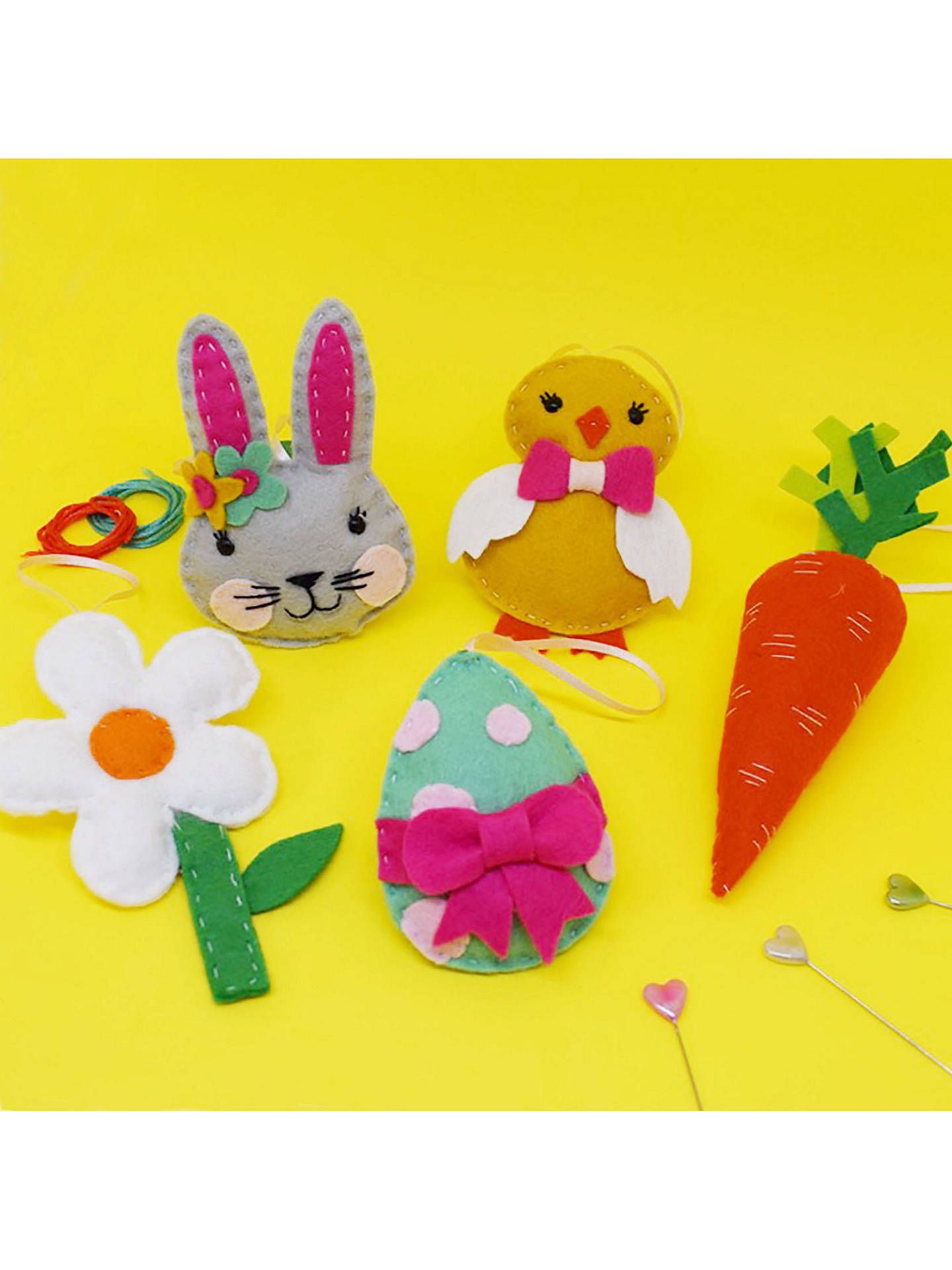 Easter Party Decorations Felt Carrot Stickers Gifts Crafts Pack of 8