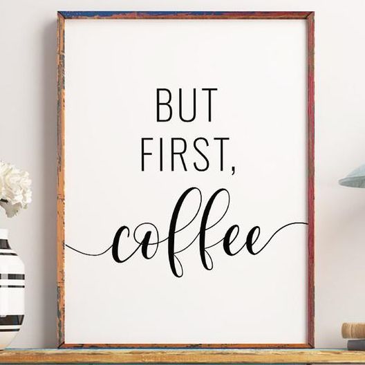 But First Coffee Printable Art