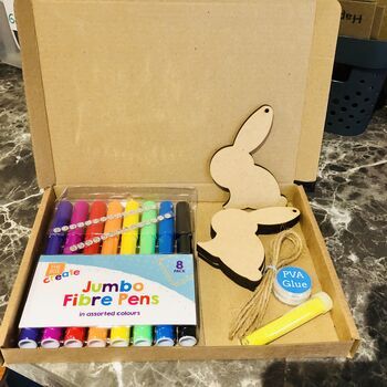 Craft Haven Paint Your Own Easter Bunnies Letterbox  Kit, £9.95