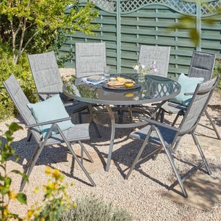 Misali 6 Seater Garden Dining Set