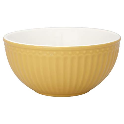 Cuenco amarillo mostaza