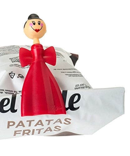 Pinza cierrabolsas con imán (3 uds.)