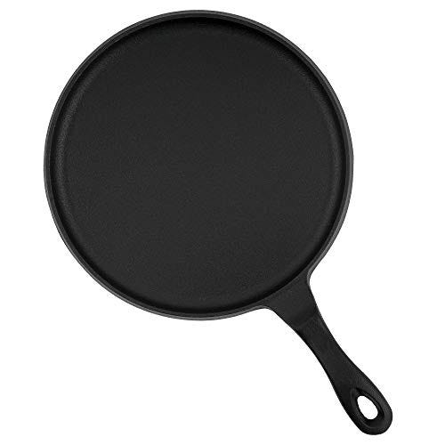 Sartén plana de hierro fundido