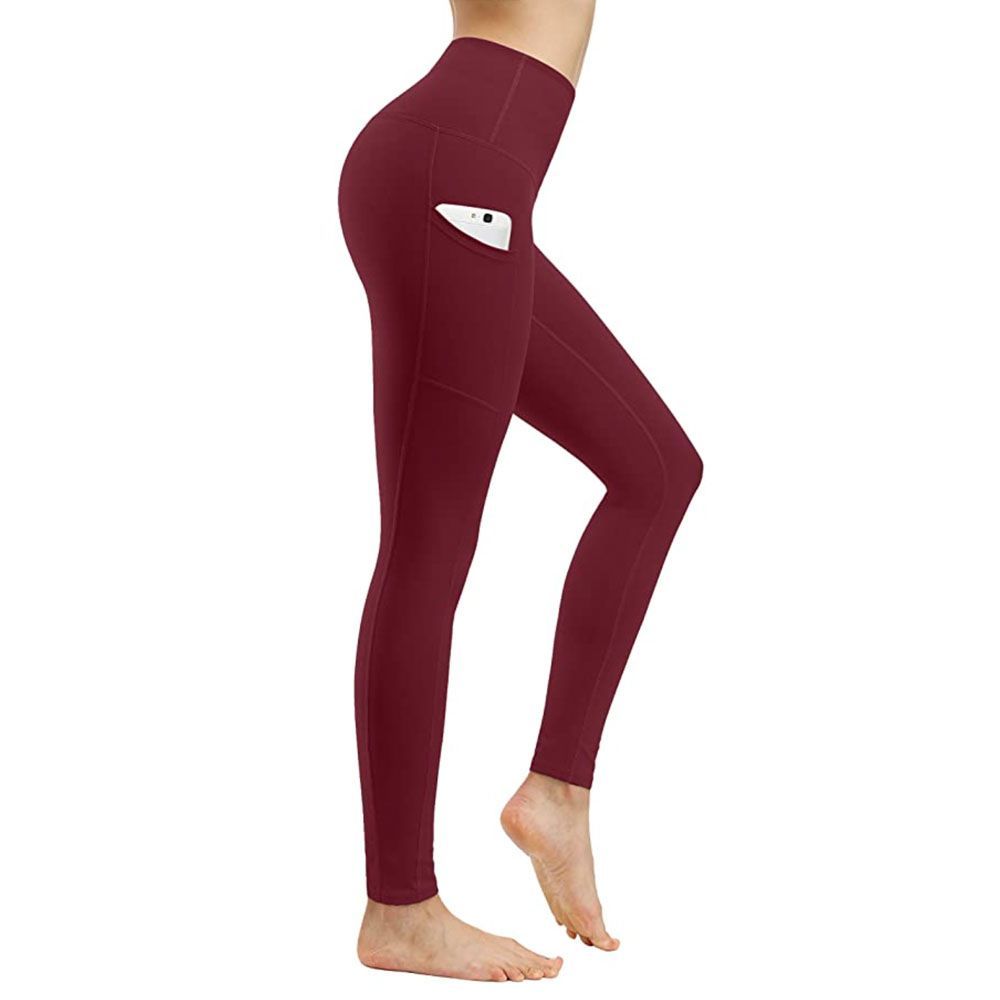 NatrE Womens Active Outdoor Yoga Fitness CompressionSoft High Waisted Yoga Pants Leggings