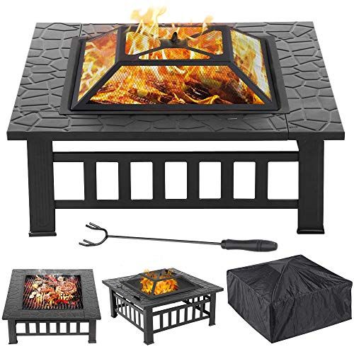 Yaheetech 3 in 1 Outdoor Fire Pit