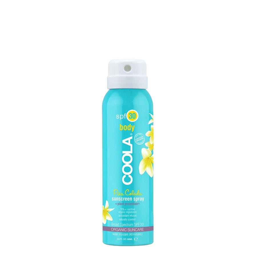 Travel Size SPF 30 Pina Colada Sunscreen Spray