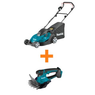 Makita Lithium-Ion Cordless Walk Behind Lawn Mower with bonus Cordless Grass Shear Makita Lithium-Ion Cordless Walk Behind Lawn Mower with bonus Cordless Grass Shear