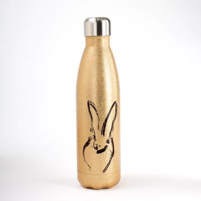 Bunny Bottle In Gold