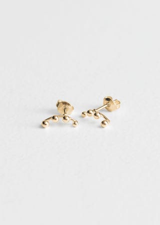 Four Ball Stud Earrings