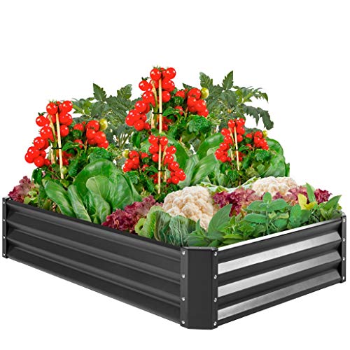 Best Choice Products Metal Raised Garden Bed
