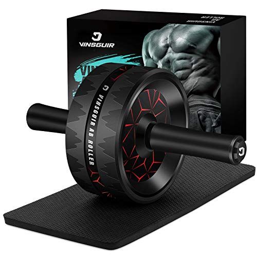 Shoze Ab Abdominal Exercise Roller Dual Wheel Multifunctional Body Fitness Strength Training Equipment for Fitness Home and Gym Workout 