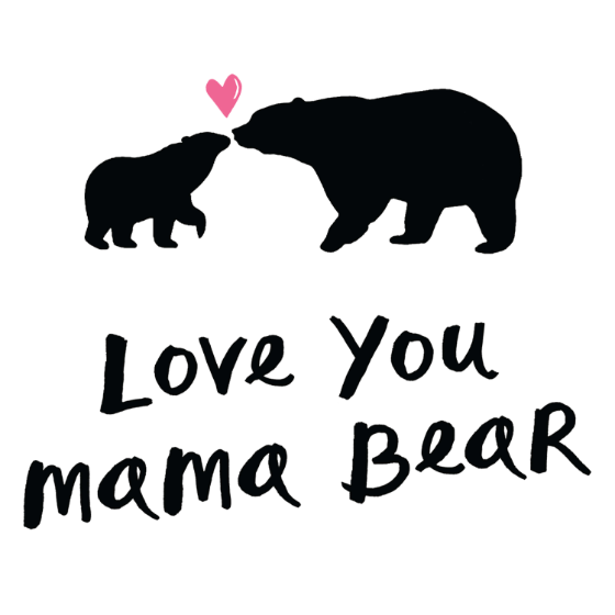 Love You Mama Bear Mother's Day Card