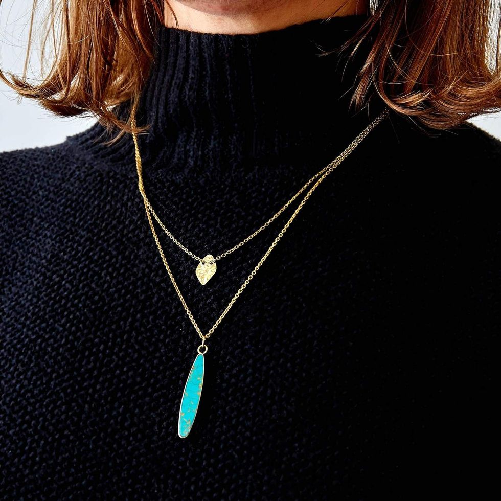 Petal Turquoise Necklace