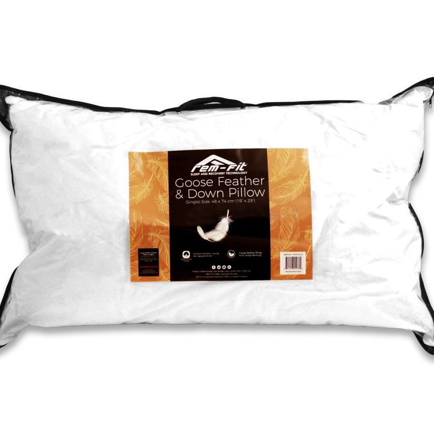 REM-Fit Goose Feather and Down Pillow