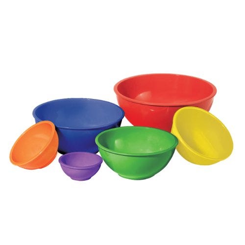 Oggi Melamine 6-Piece Mixing Bowl Set