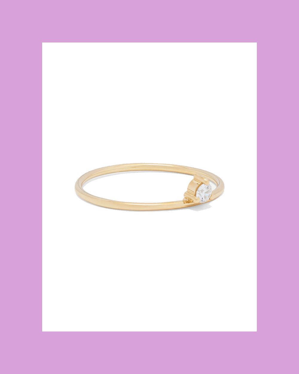Baby Tiara 14-Karat Gold Diamond Ring