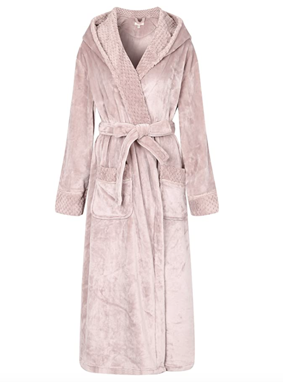 Spa Collection Warm Bathrobe Thread Republic Luxurious Men’s Plush Fleece Robe 