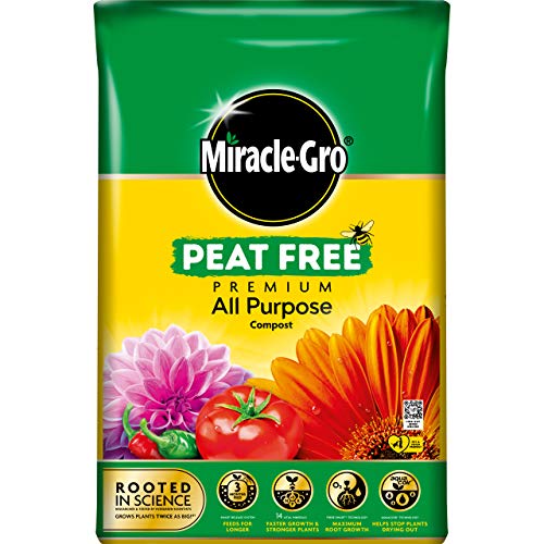 Miracle-Gro Tutte Le Finalità Di Compost, Torba Gratis 