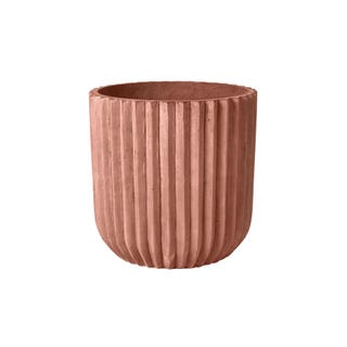 Umber Fibreclay Short Planter