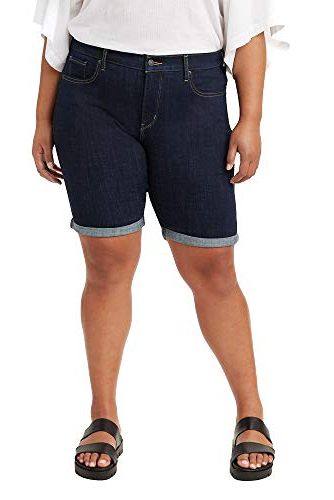 Levi's Women's Plus-Size Shaping Bermuda Shorts