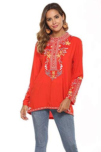 ColorYourLife Peasant Blouse