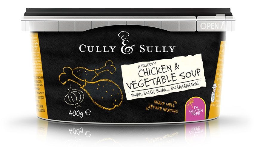 Cully & Sully Chicken & Vegetable Soup 400G