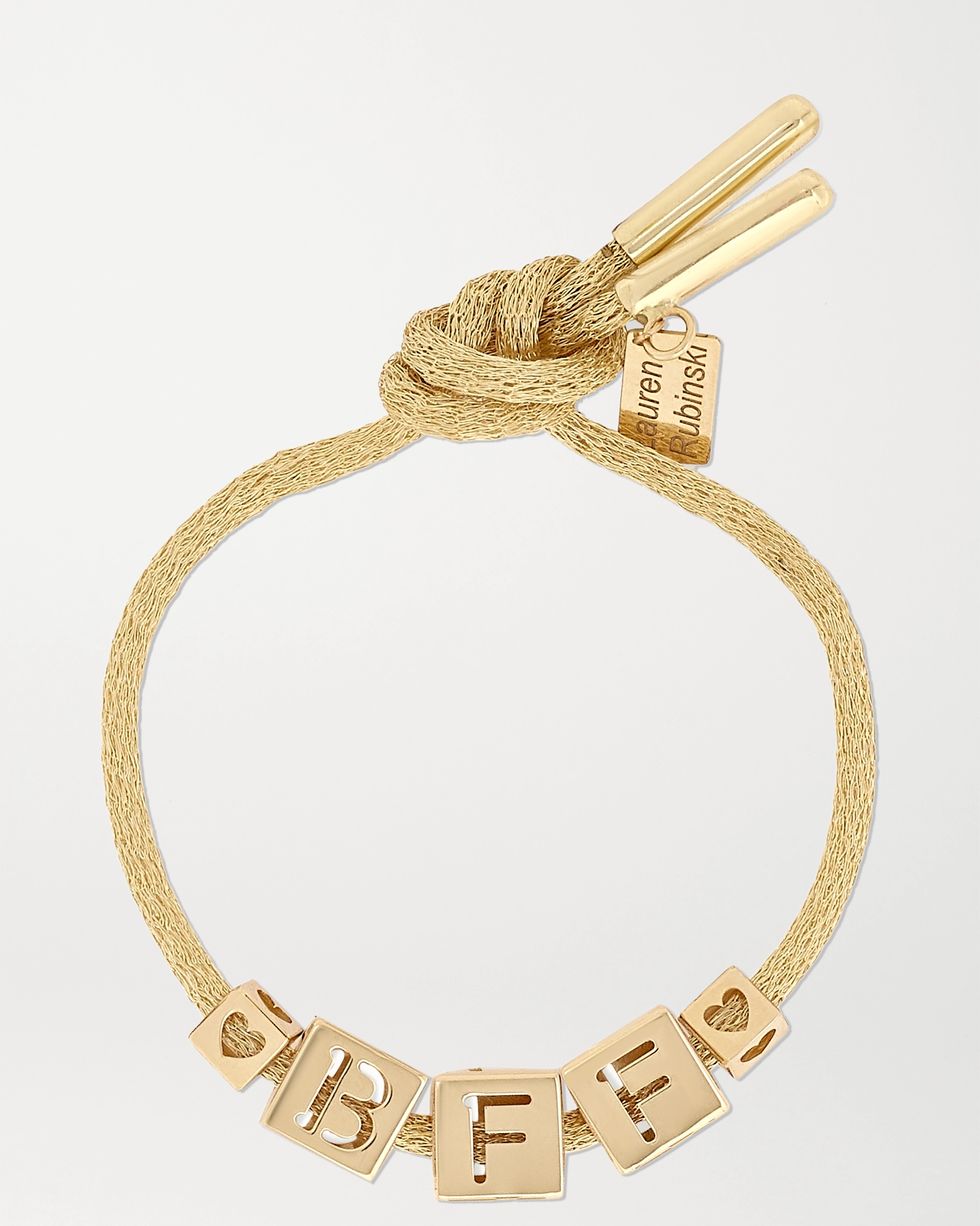 Lauren Rubinski BFF 14-karat Gold Bracelet