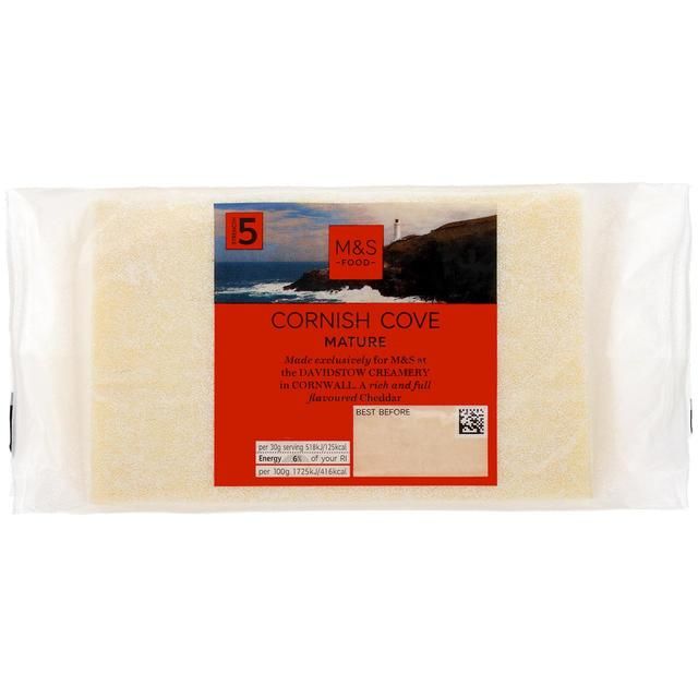 M&S Cornish Cove Mature Cheddar Cheese 350g
