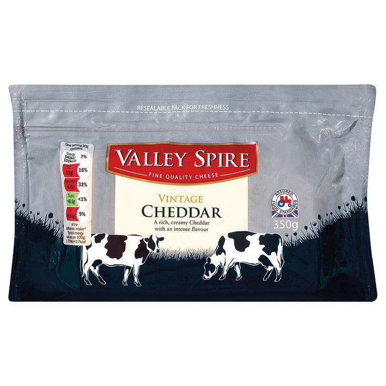 Lidl Valley Spire Vintage Cheddar 250g