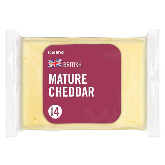 Iceland British Mature Cheddar Cheese 180g