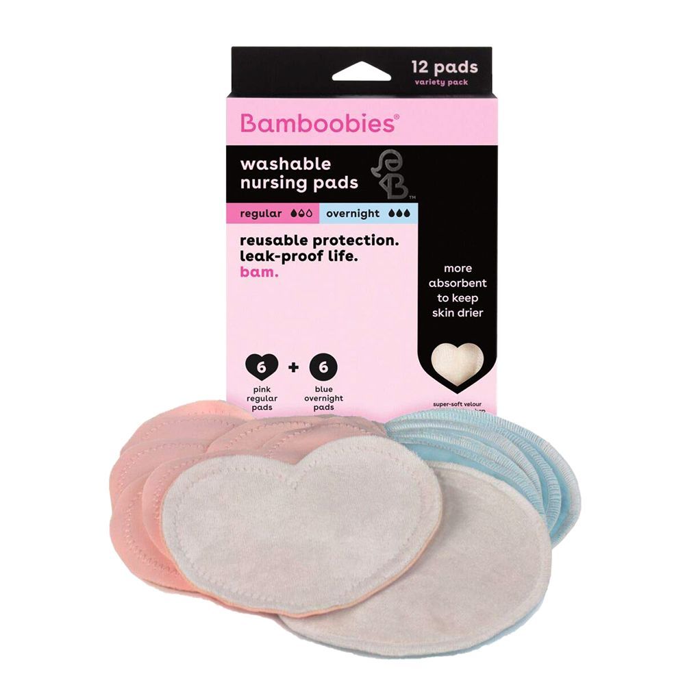 Akuku Breastfeeding Nursing Cotton Disposable Comfort Breast Pads for Night 