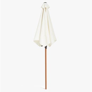 Wood-Effect Wind-Up Parasol, 2.2m Wood-Effect Wind-Up Parasol, 2.2m