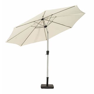 Royal Craft Brushed Aluminium Crank and Tilt Parasol Royal Craft Brushed Aluminium Crank and Tilt Parasol
