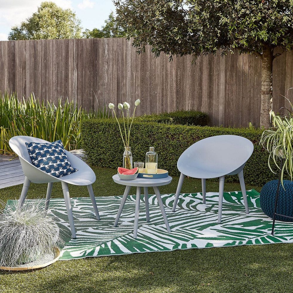 Catalpa Indoor/Outdoor Palm Leaf Rug