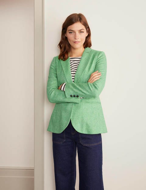Atkins British Tweed Blazer - Green Herringbone, £80 (was £160)