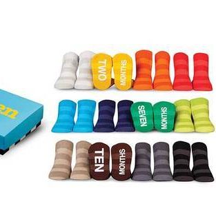Perfect Dozen Baby Milestone Socks