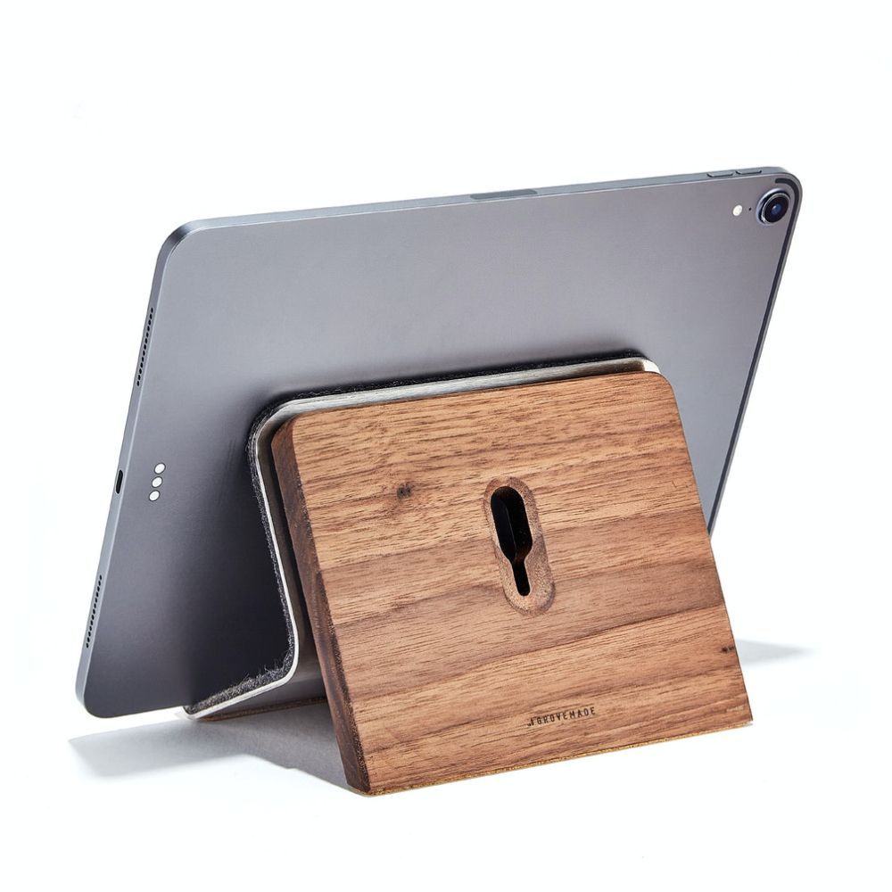 Wood iPad Stand