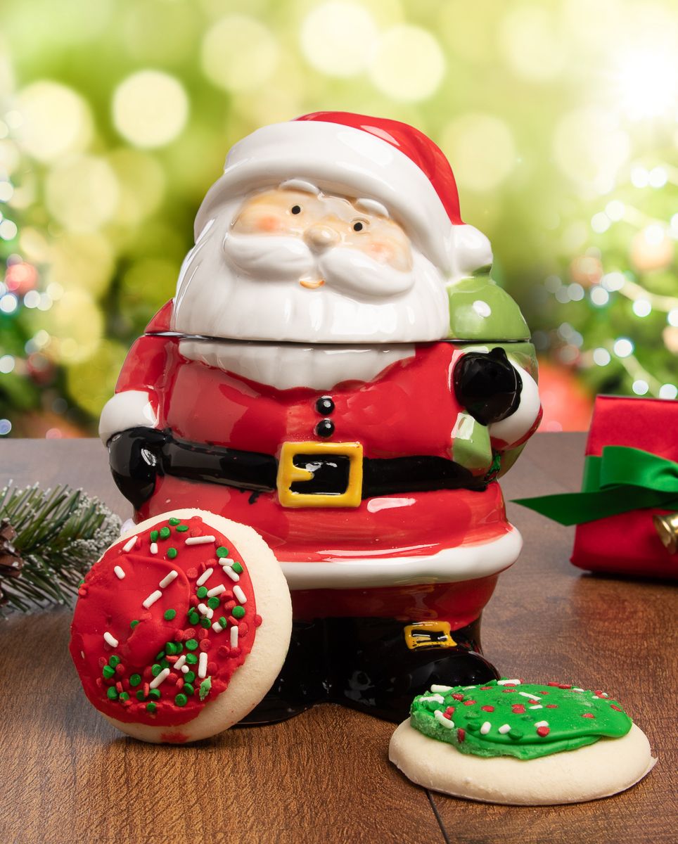Gibson Santa Claus Holiday Season Treat Jar