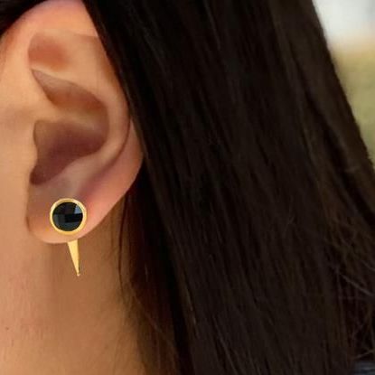 Fire 3-Way Gemstone Earring