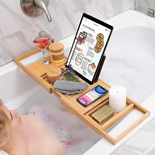 Bamboo Bathtub Tray 