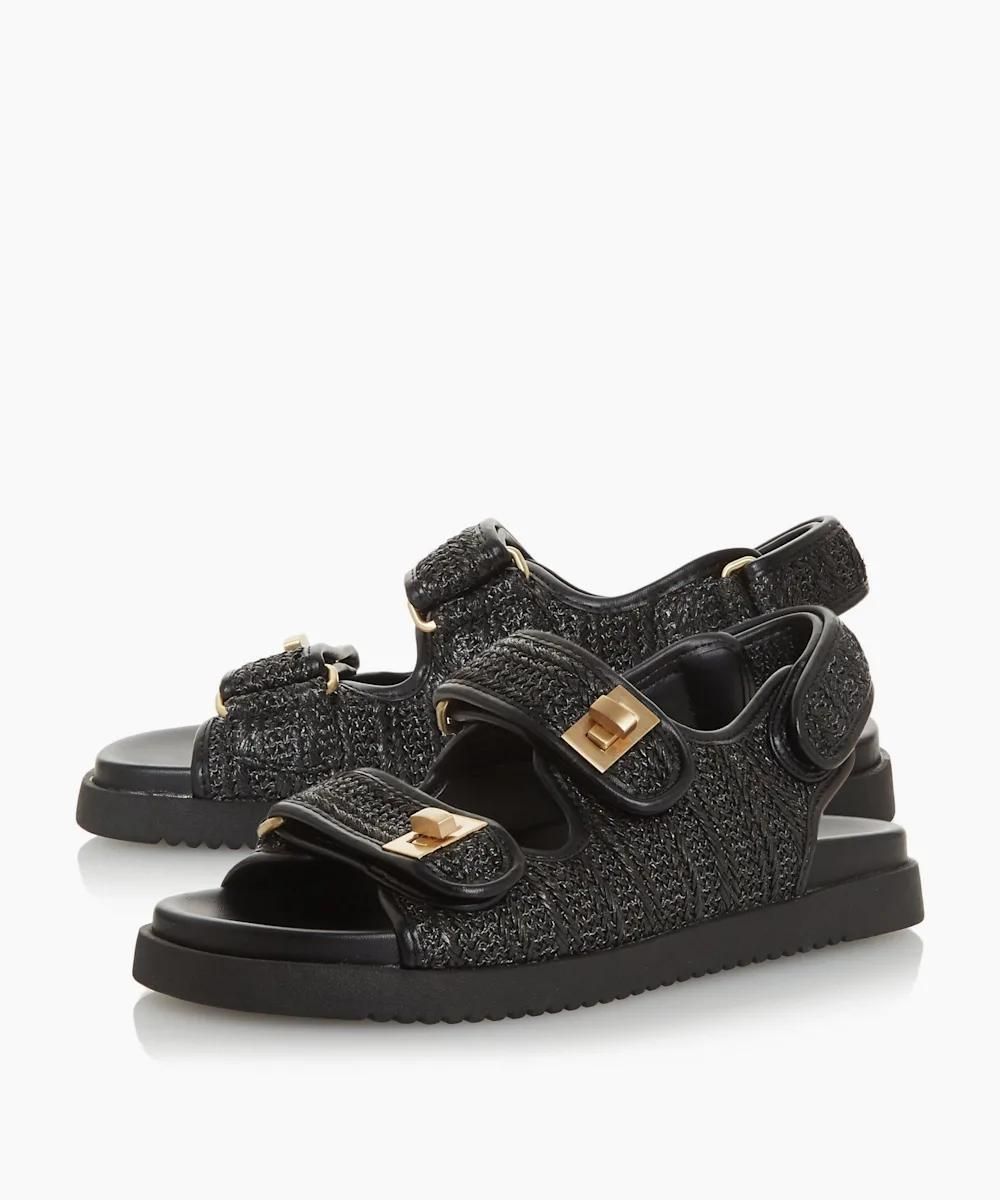 Dune best sale quilted sandals