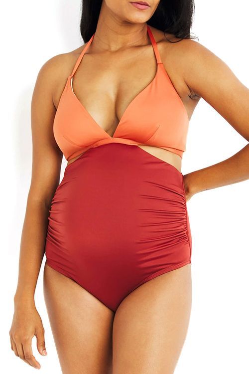 chic maternity swimwear