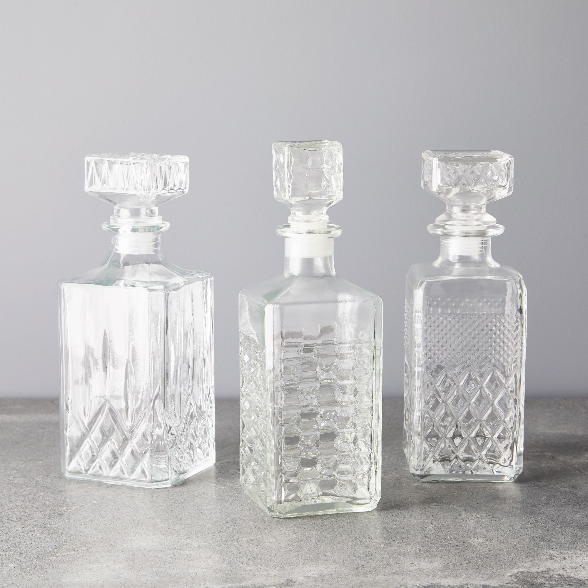 Cut Glass Whiskey Decanter