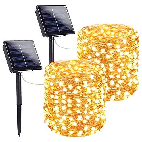 Extra-Long Solar String Lights (Set of 2)