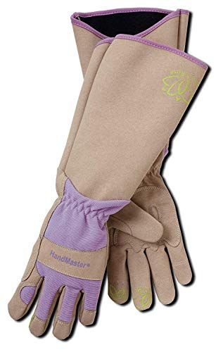 Size Option: M Men And Women Garden Gloves For Rose Pruning Thorn proof Gardening Gloves Long Cow Leather Gloves with Eblow Gauntlet L M 